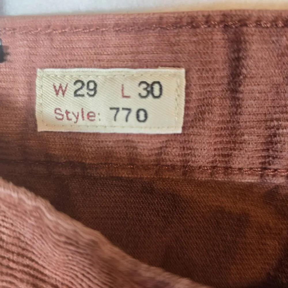 J.Crew 770 Slim Fit Brown Corduroy Stretch Tapered Pants Waist 29